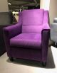 Fauteuil Bella stof paars - Showroommodel alleen afhaal