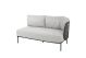 Fabrice modulair 2-zits element links incl. 3 kussens