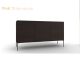 TV-dressoir-zwart-smoke-oak-metalen-poot-miltonhouse